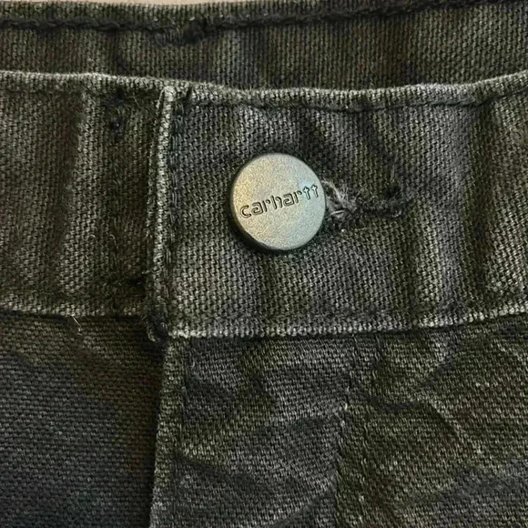 Carhartt Duck Flame Resistant 8-Pocket Utility Work Pants Black 44x30 NFPA 2112 - Picture 6 of 12